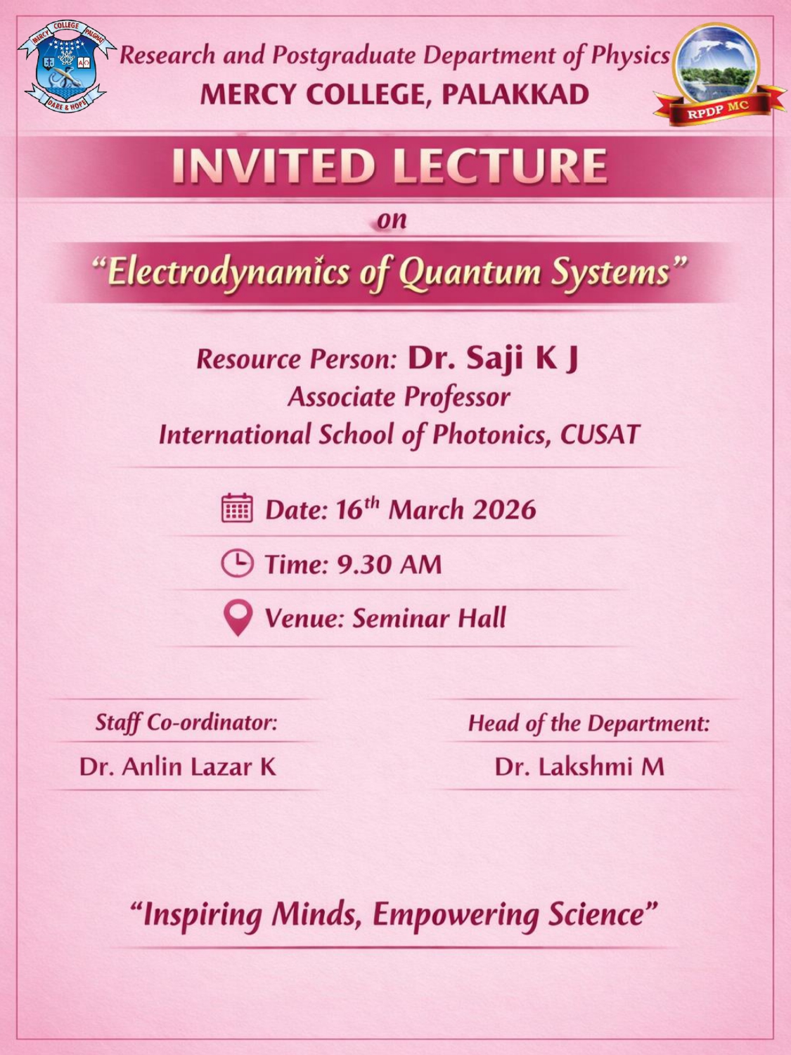 Electrodynamics of Quantum Systems